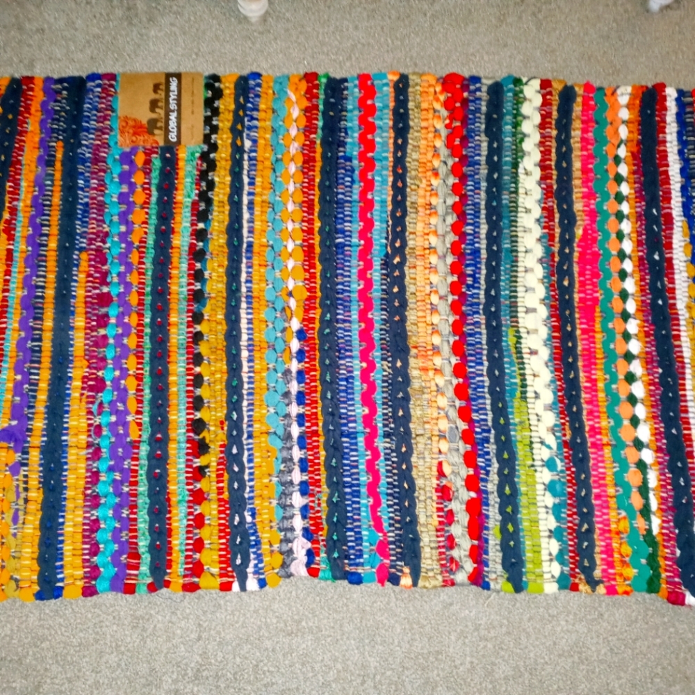 Ethnic Rug with Vibrant Colors Brand New